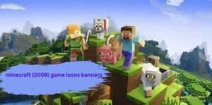 minecraft (2009) game icons banners